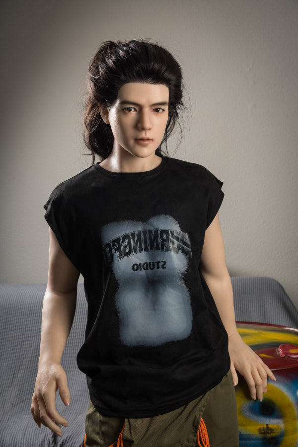 177cm/5ft9 Realistic Male Silicone Sex Doll - HAN QiTa