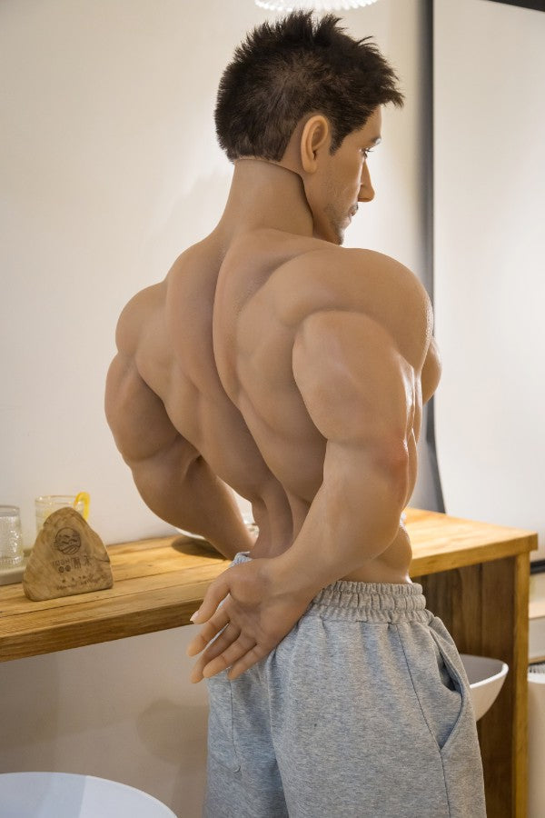 177cm/5ft9 Realistic Male Silicone Sex Doll - Muscle HAN QiTa