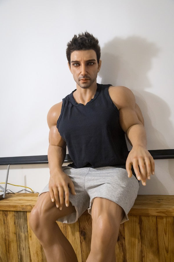 177cm/5ft9 Realistic Male Silicone Sex Doll - Muscle HAN QiTa