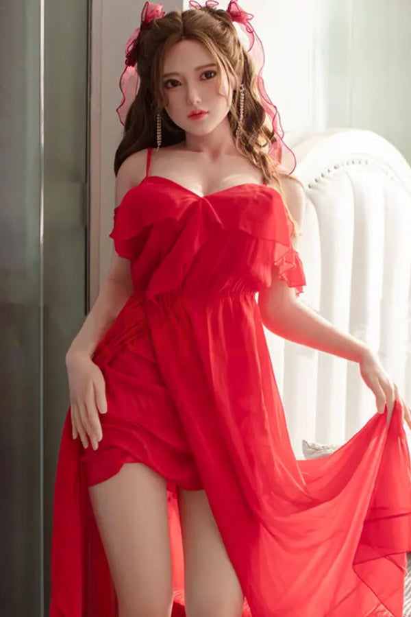 150cm/4ft11 D-cup Silicone Head Sex Doll - A28 Karen JX