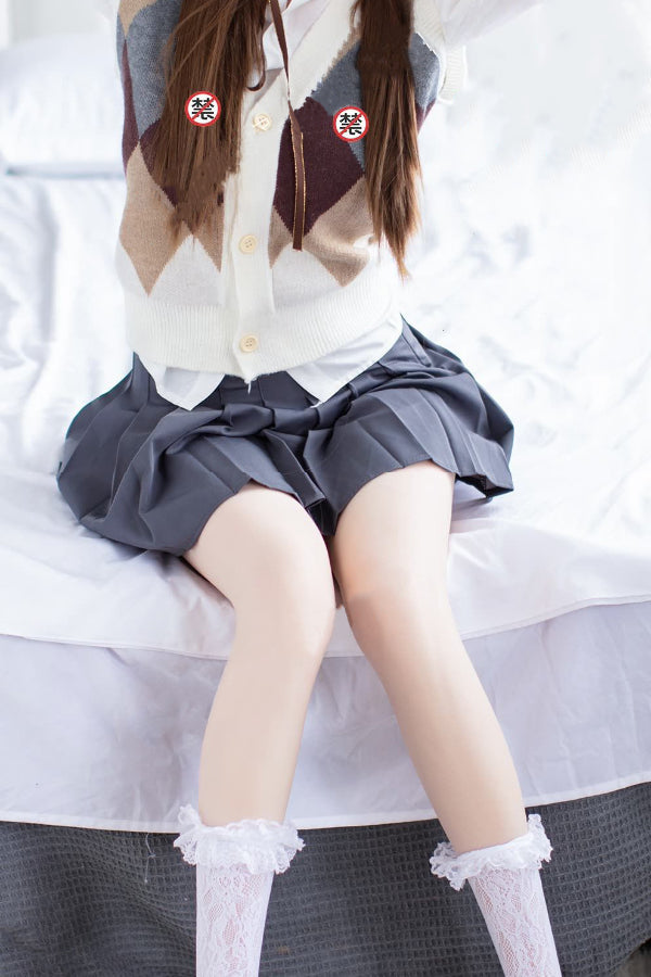 150cm/4ft11 D-cup Japanese Silicone Head Sex Doll - A35 Sora JX