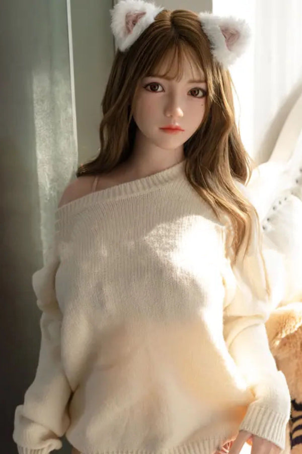 160cm/5ft3 D-cup Japanese Silicone Head Sex Doll - A39 Sora JX