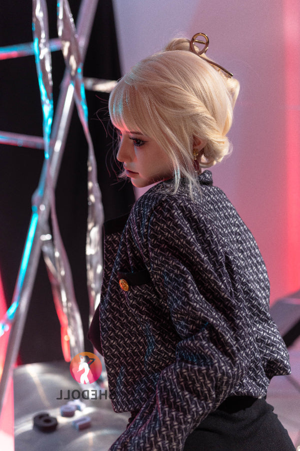 163cm/5ft4 H-cup Silicone Head Sex Doll - Bailu SHEDOLL