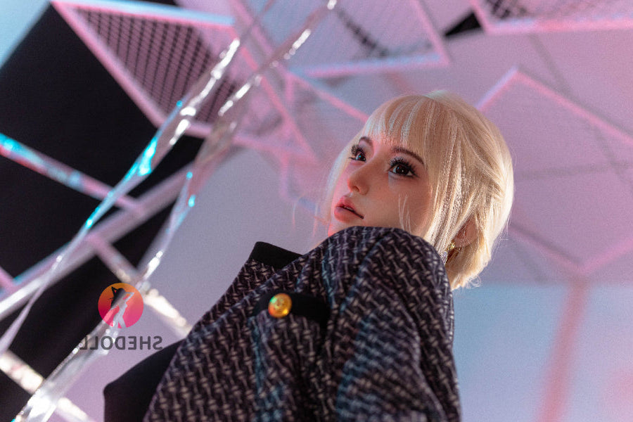 163cm/5ft4 H-cup Silicone Head Sex Doll - Bailu SHEDOLL