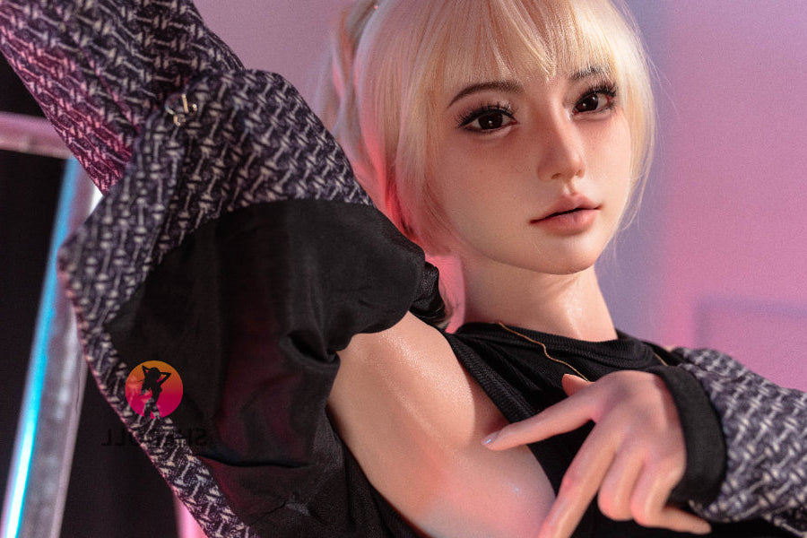 163cm/5ft4 H-cup Silicone Head Sex Doll - Bailu SHEDOLL