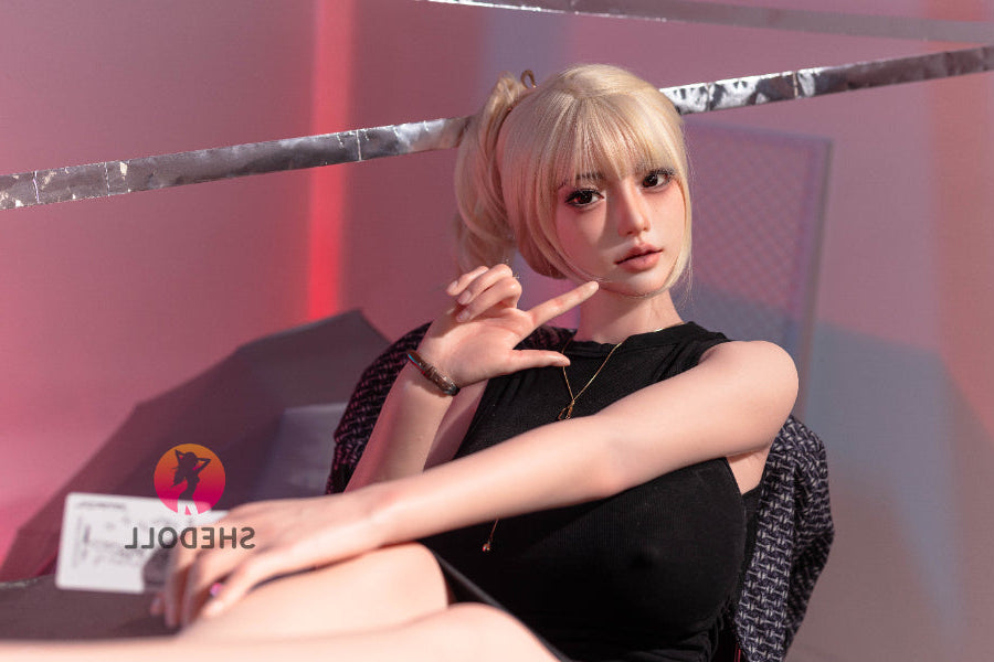 163cm/5ft4 H-cup Silicone Head Sex Doll - Bailu SHEDOLL