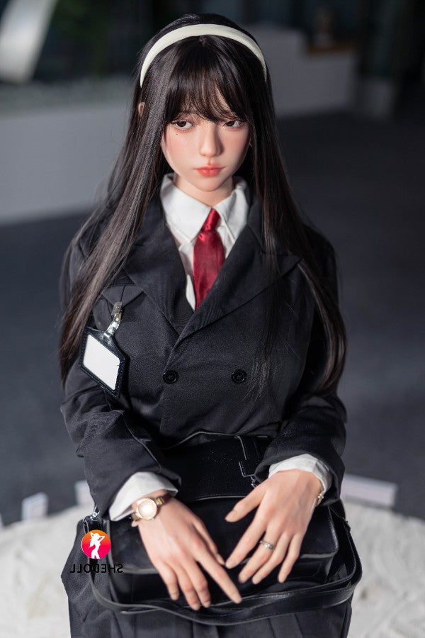 165cm/5ft5 E-cup Silicone Head Cosplay Sex Doll - Guxiaoyu SHEDOLL