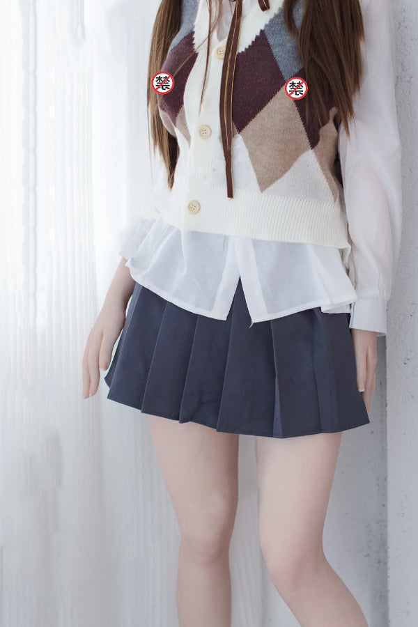 150cm/4ft11 D-cup Japanese Silicone Head Sex Doll - A35 Sora JX