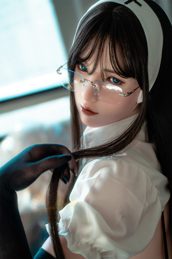 162cm/5ft4 A-Cup Lifelike Halloween Nun Silicone Love Doll - S37 Irontech