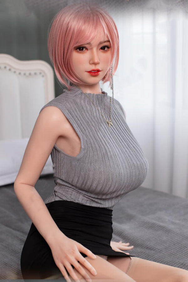 160cm/5ft3 D-cup Silicone Head Sex Doll - A55 Nan JX