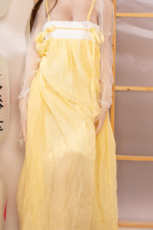 160cm/5ft3 D-cup Chinese Silicone Head Sex Doll - Wennie JX