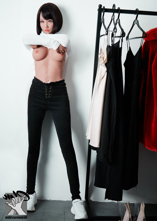 🔹CLM Classic🔹158cm/5ft2 B-Cup Korean Fukada(Shopping) Black Skin Sex D Torso TPE Climax Doll