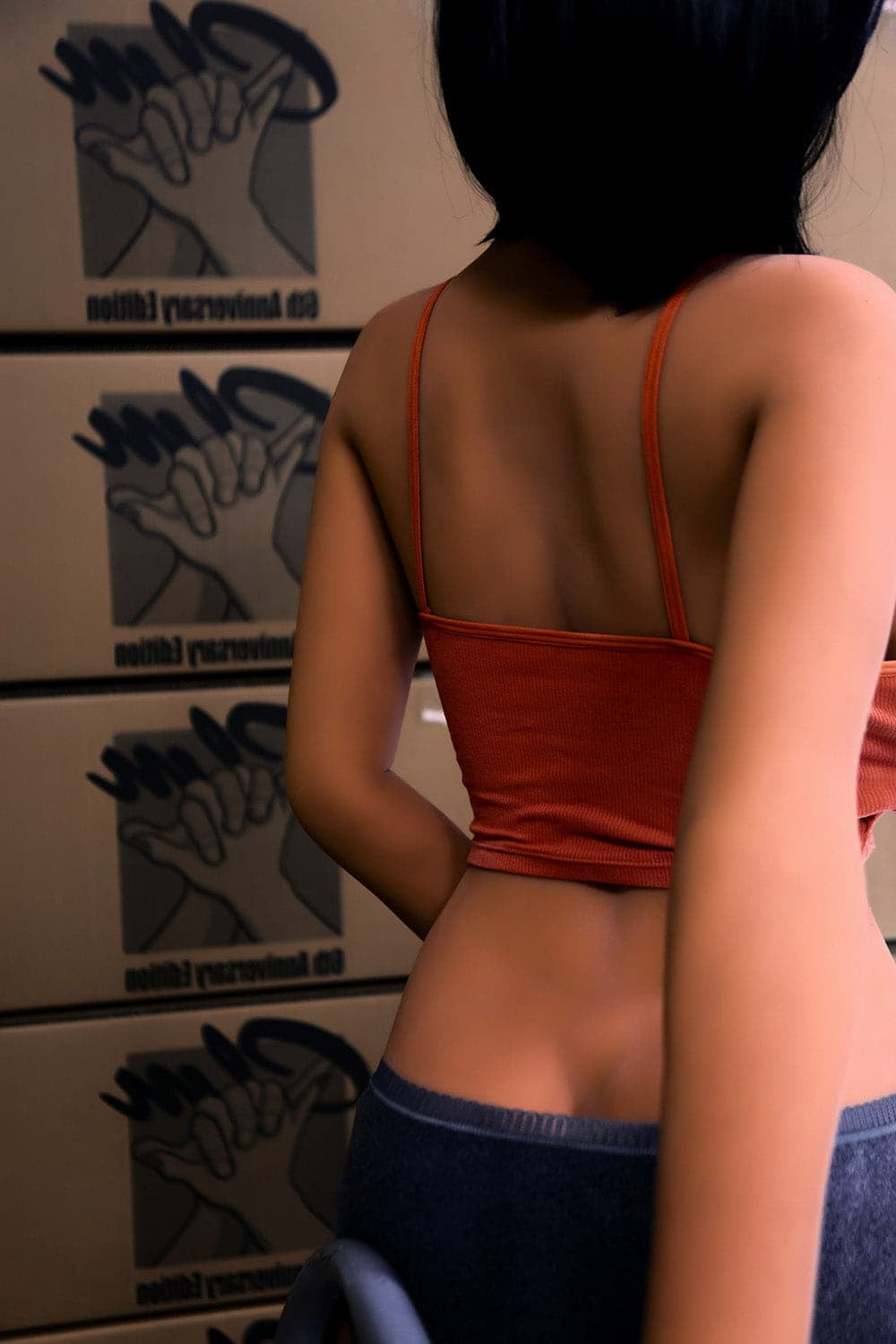 Clm Classic 158cm 5ft2 H Cup Tpe Body With Silicone Head Suntan Skin Sex Doll - Torso Climax