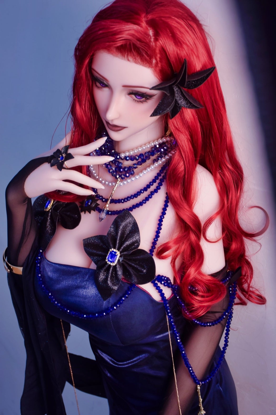 165cm/5ft5 Redhead Big Boobs Anime Silicone Sex Doll - Kikukawa Rei ElsaBabe