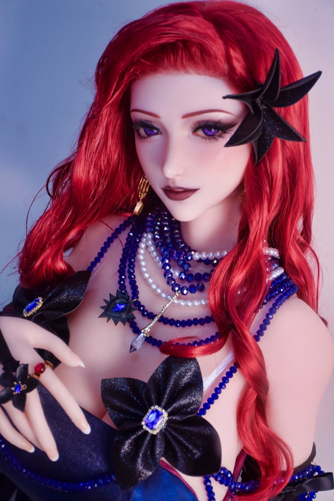 165cm/5ft5 Redhead Big Boobs Anime Silicone Sex Doll - Kikukawa Rei ElsaBabe