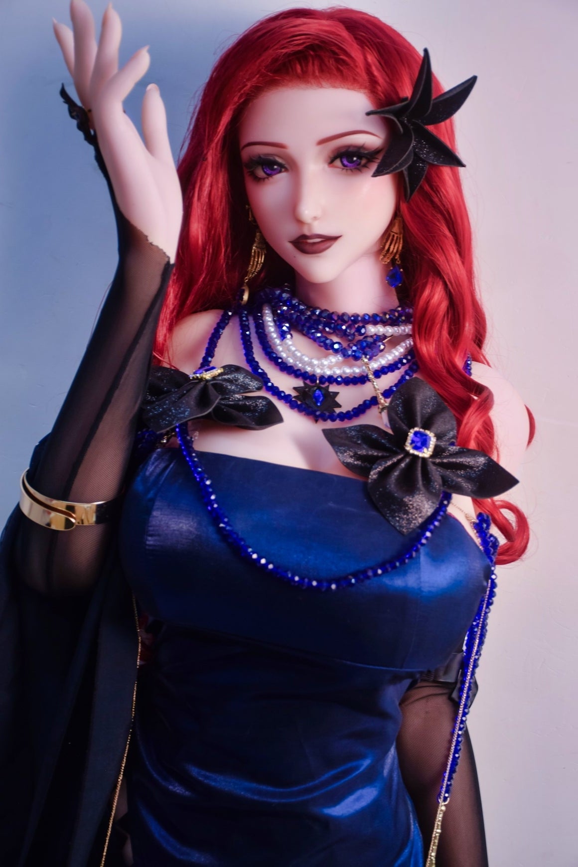 165cm/5ft5 Redhead Big Boobs Anime Silicone Sex Doll - Kikukawa Rei ElsaBabe