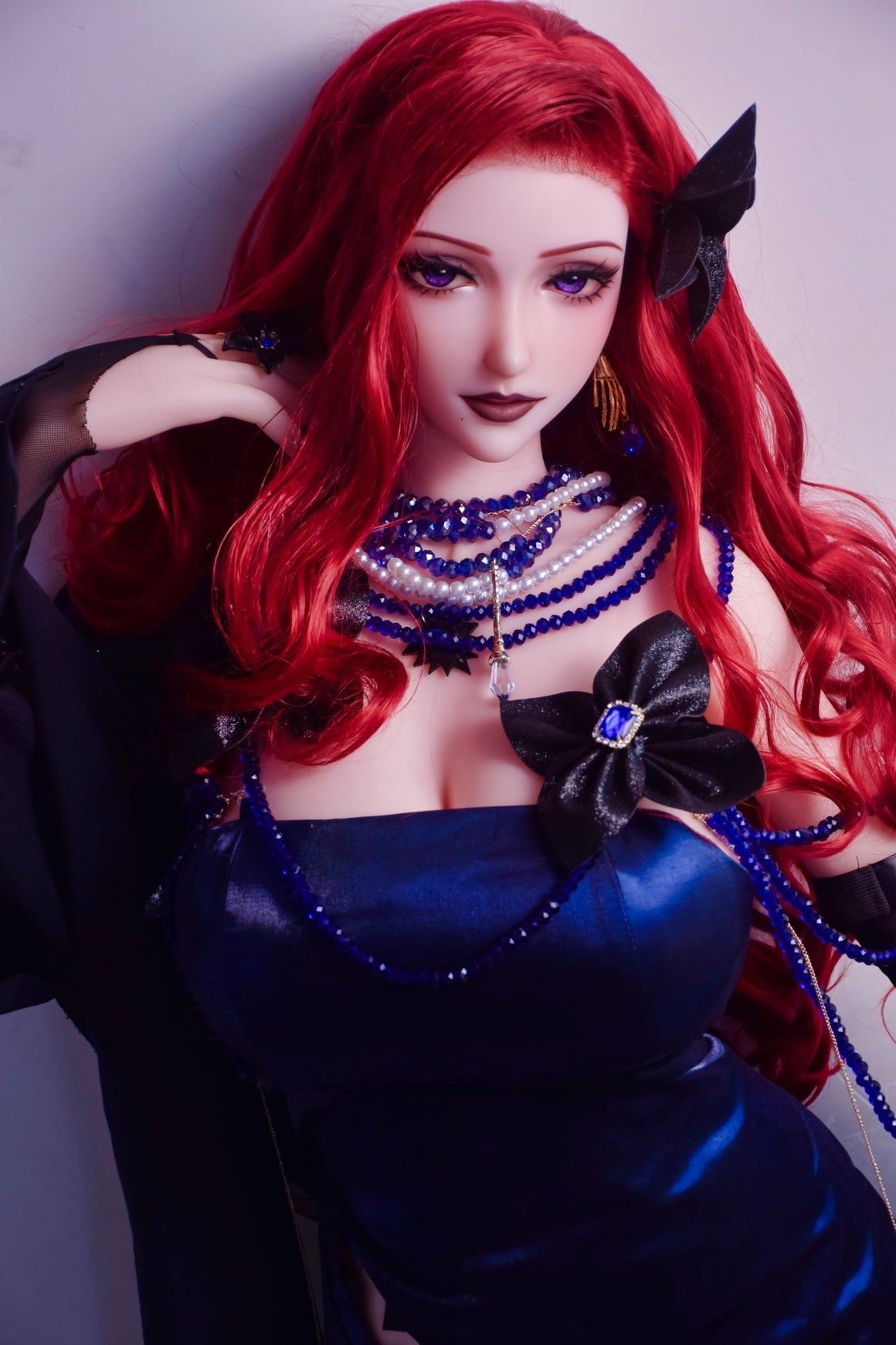 165cm/5ft5 Redhead Big Boobs Anime Silicone Sex Doll - Kikukawa Rei ElsaBabe