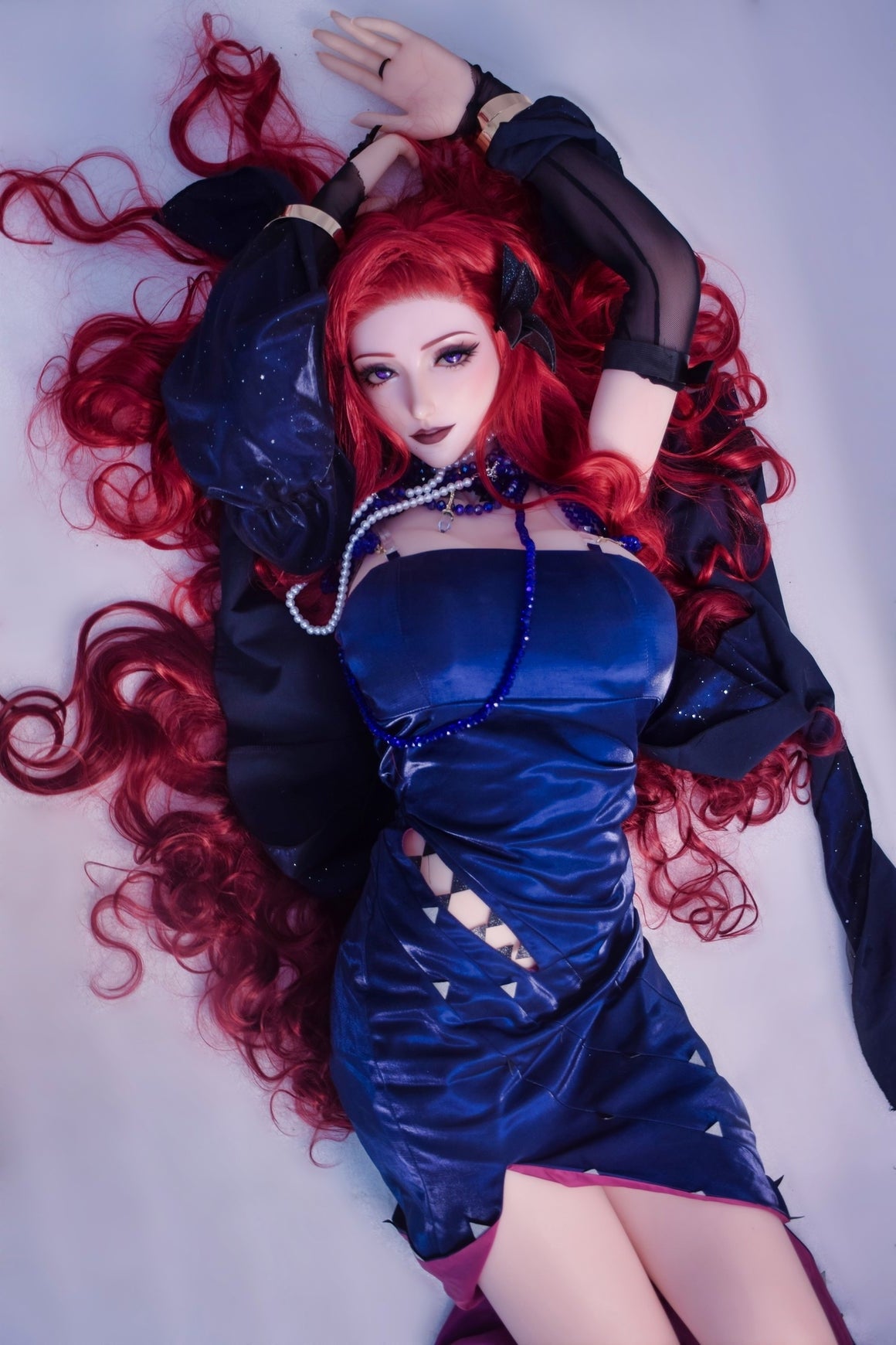 165cm/5ft5 Redhead Big Boobs Anime Silicone Sex Doll - Kikukawa Rei ElsaBabe