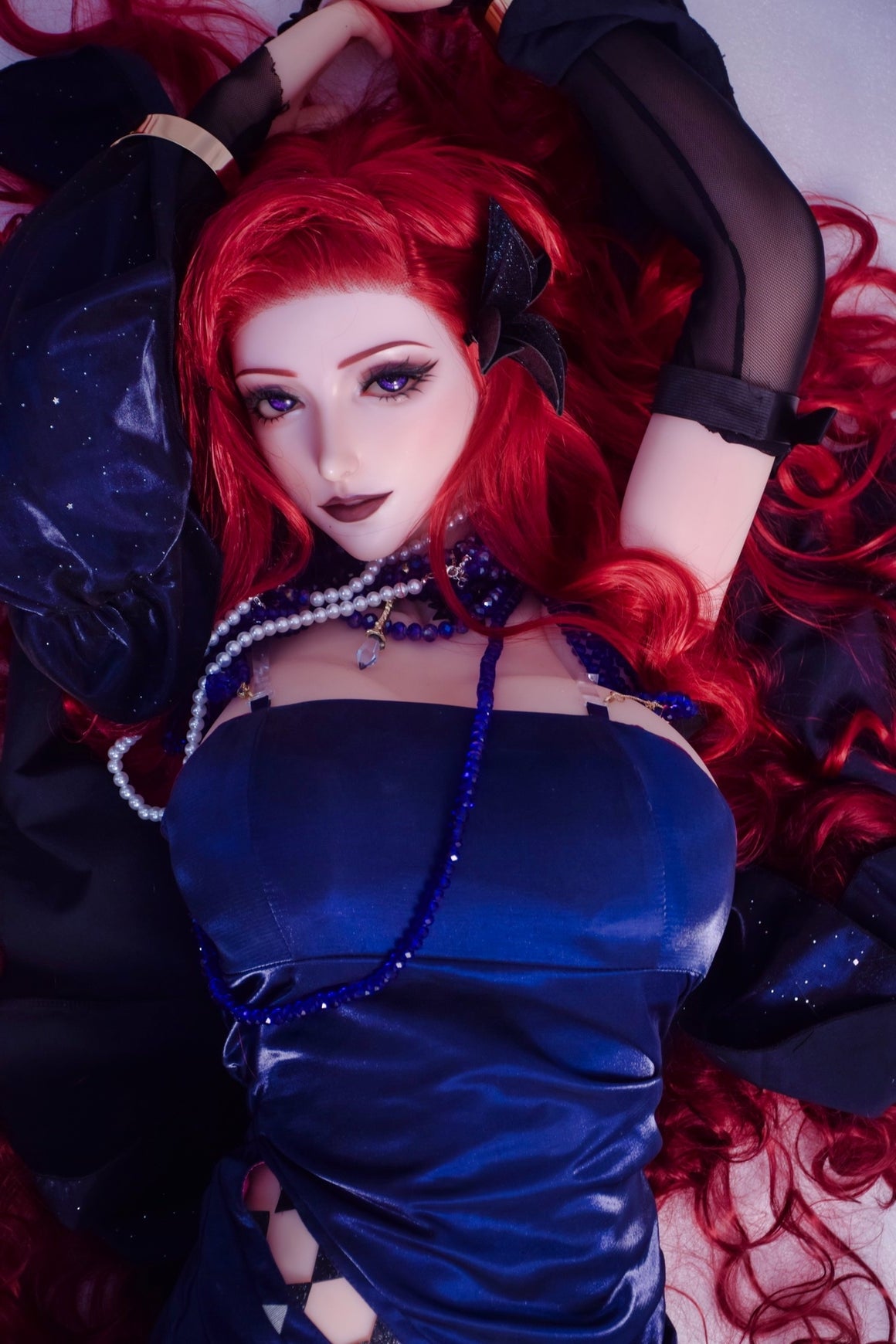 165cm/5ft5 Redhead Big Boobs Anime Silicone Sex Doll - Kikukawa Rei ElsaBabe