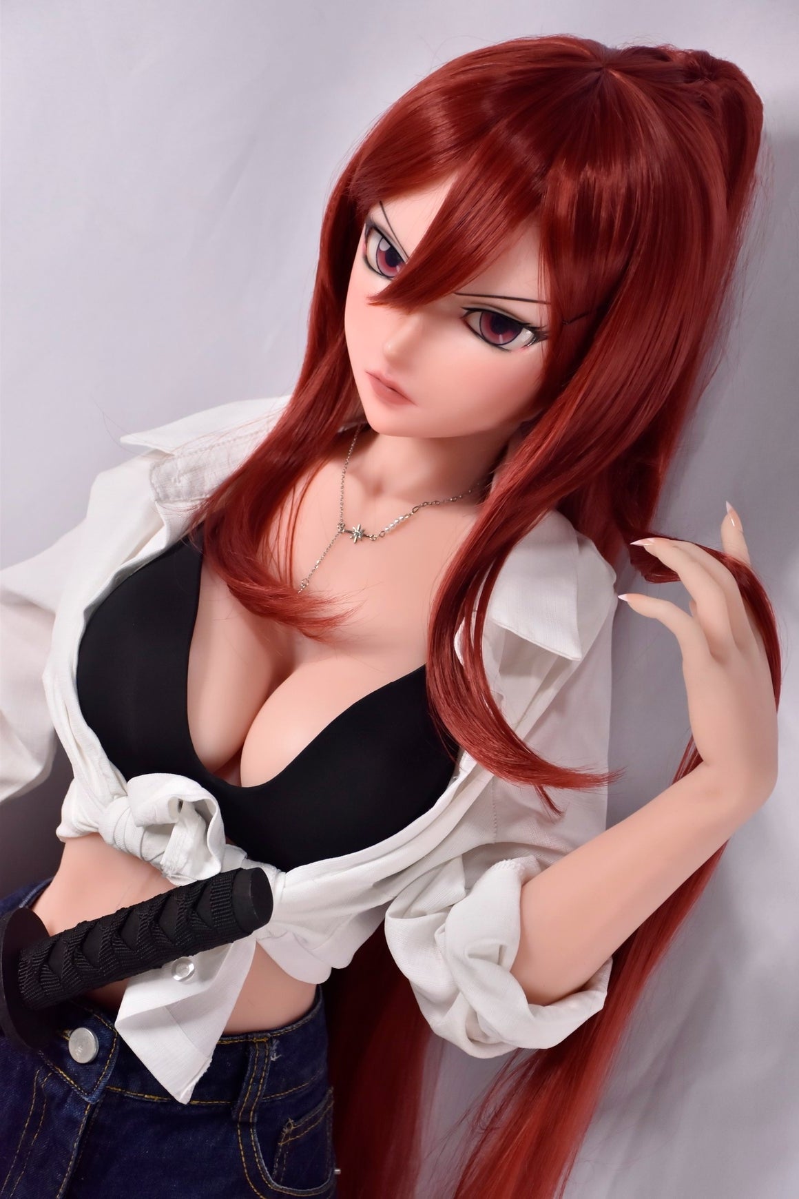 148cm/ 4ft9 Anime Hentai Silicone Sex Doll – Ayumi - ElsaBabe