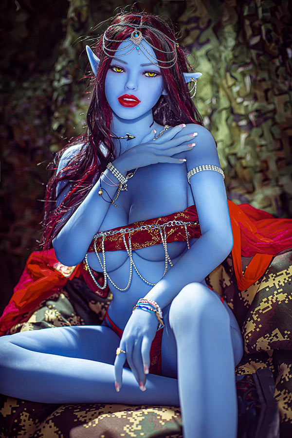 EU In Stock - 158cm/5ft2 E-cup Sexual Elven Magic Alien Sex Doll - Eli Torso TPE Aibei