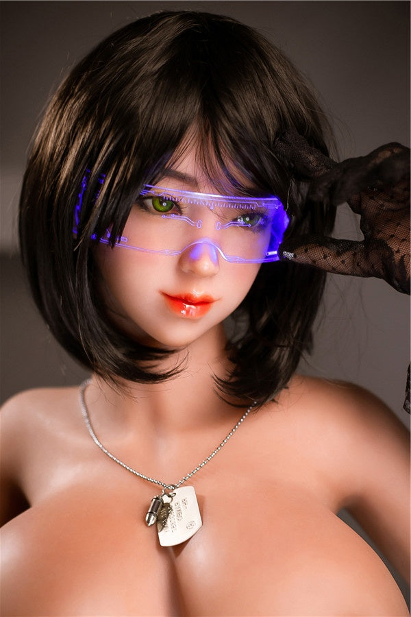 EU In Stock - 153cm/5ft M-cup Huge Boobs Cosplay BBW Sex Doll - Avery Torso TPE Aibei