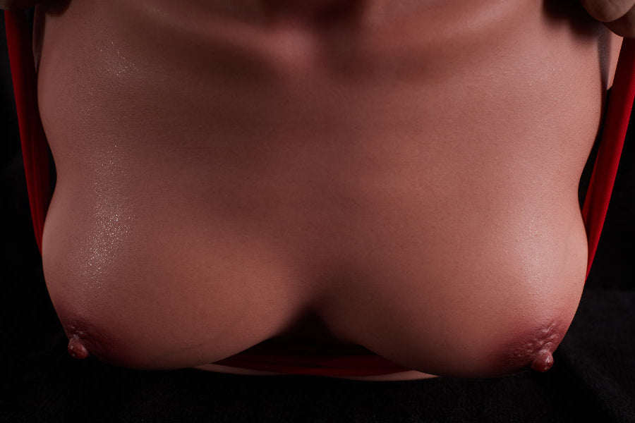 ⭐️CLM Pro⭐️Mammary Intercourse Sex Toy Si #B-61 Black Silicone Climax Doll