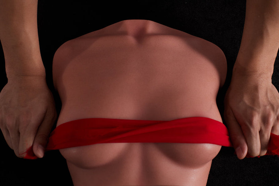 ⭐️CLM Pro⭐️Mammary Intercourse Sex Toy Si #B-61 Black Silicone Climax Doll