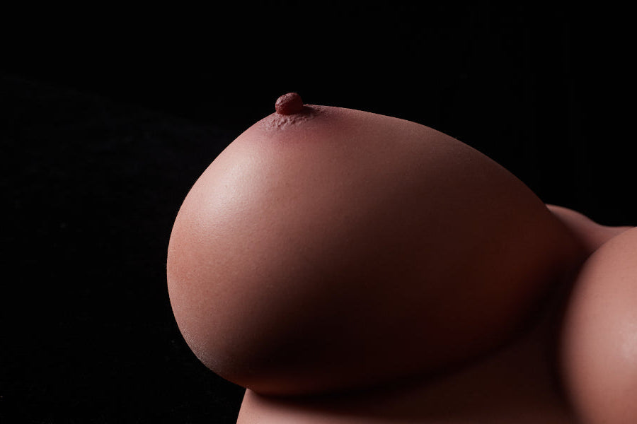 ⭐️CLM Pro⭐️Mammary Intercourse Sex Toy Si #B-86 Black Silicone Climax Doll