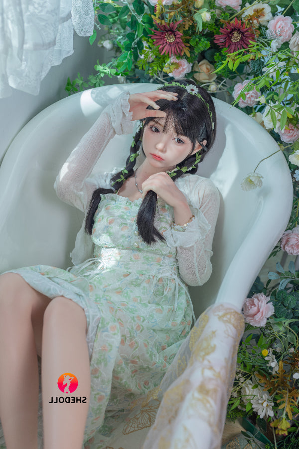 158cm/5ft C-cup Silicone Head Sex Doll - Qingning SHEDOLL