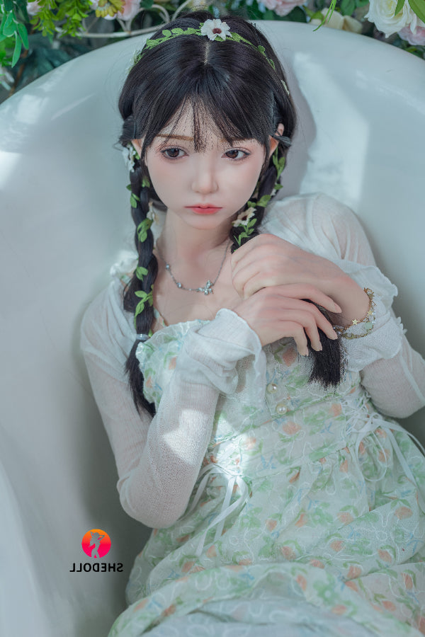 158cm/5ft C-cup Silicone Head Sex Doll - Qingning SHEDOLL
