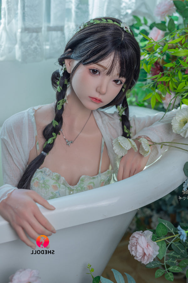 158cm/5ft C-cup Silicone Head Sex Doll - Qingning SHEDOLL