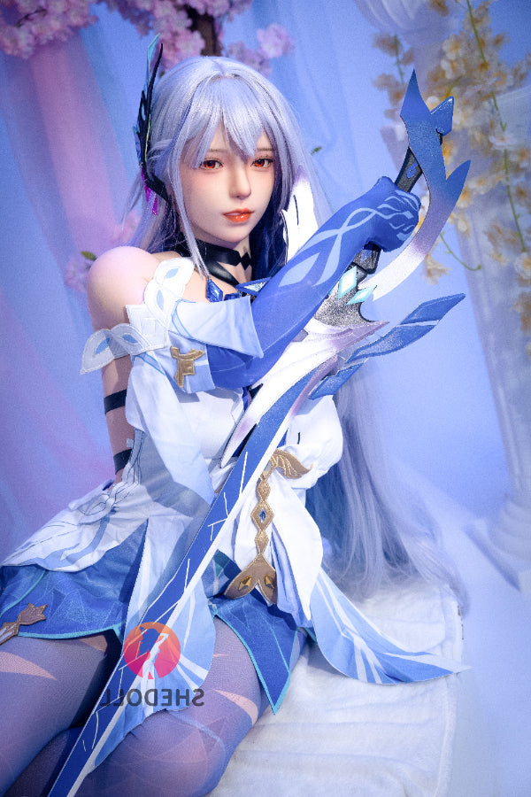 167cm/5ft7 D-cup Silicone Head Cosplay Sex Doll - GuXiaoYu, ROS Availa SHEDOLL