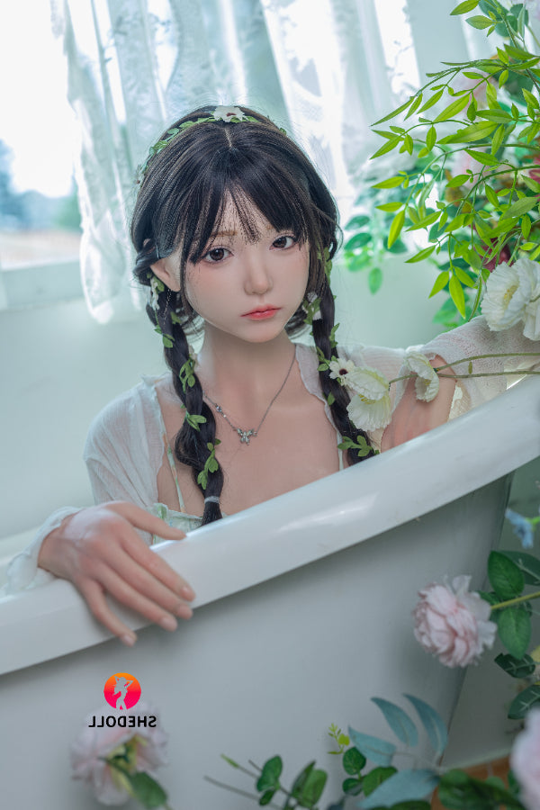 158cm/5ft C-cup Silicone Head Sex Doll - Qingning SHEDOLL