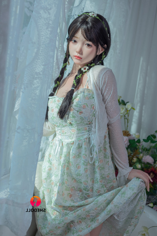 158cm/5ft C-cup Silicone Head Sex Doll - Qingning SHEDOLL
