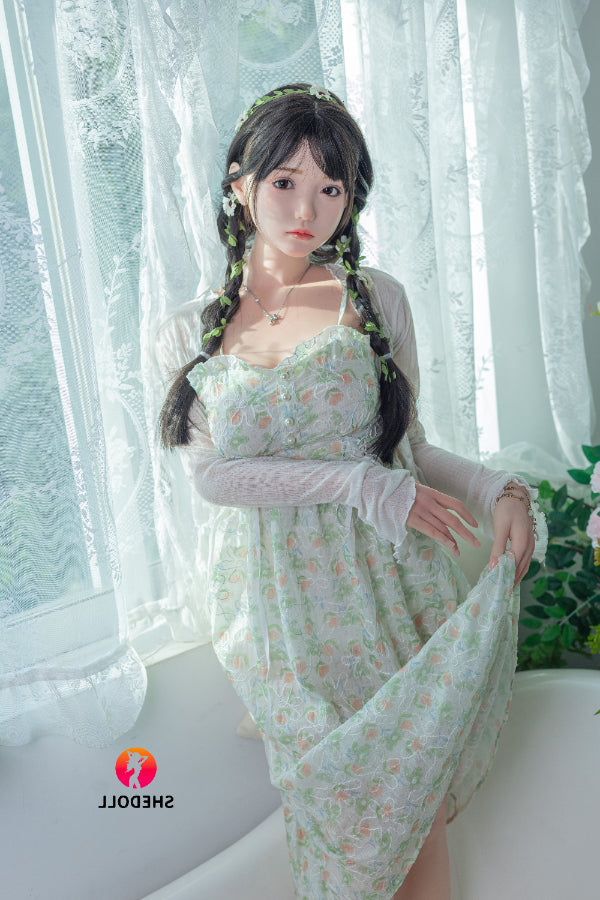 158cm/5ft C-cup Silicone Head Sex Doll - Qingning SHEDOLL