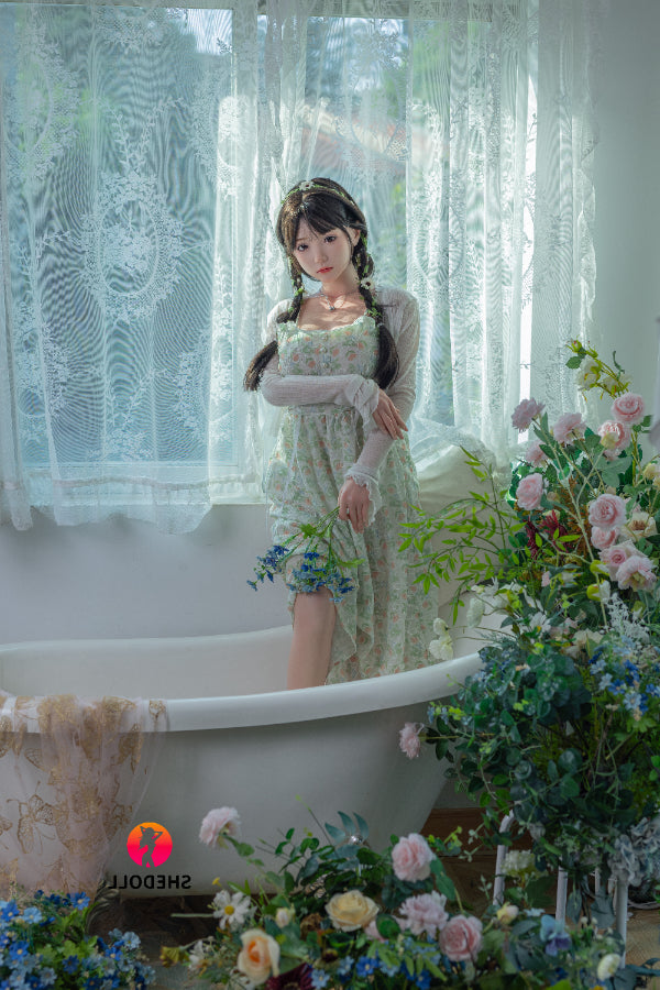 158cm/5ft C-cup Silicone Head Sex Doll - Qingning SHEDOLL