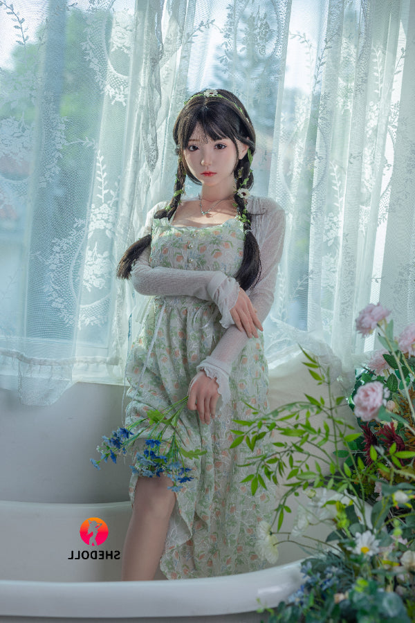158cm/5ft C-cup Silicone Head Sex Doll - Qingning SHEDOLL