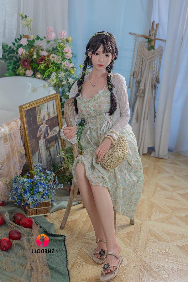 158cm/5ft C-cup Silicone Head Sex Doll - Qingning SHEDOLL