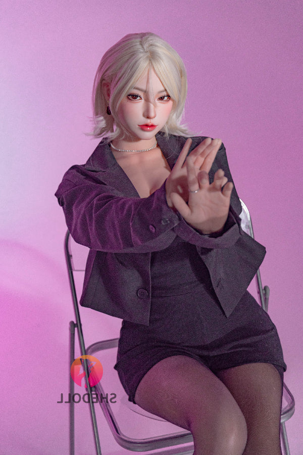 168cm/5ft8 D-cup Silicone Head Sex Doll - Bailu SHEDOLL
