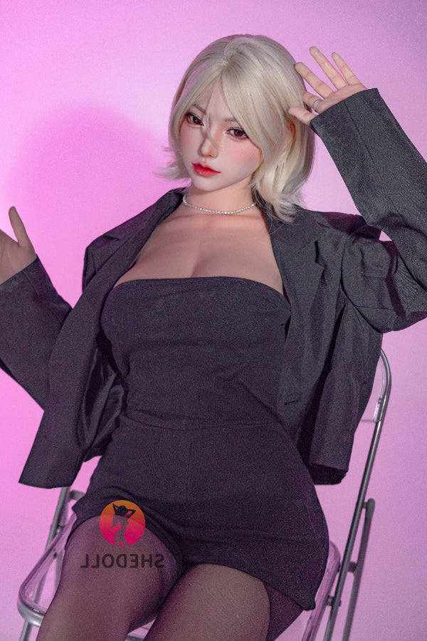 168cm/5ft8 D-cup Silicone Head Sex Doll - Bailu SHEDOLL