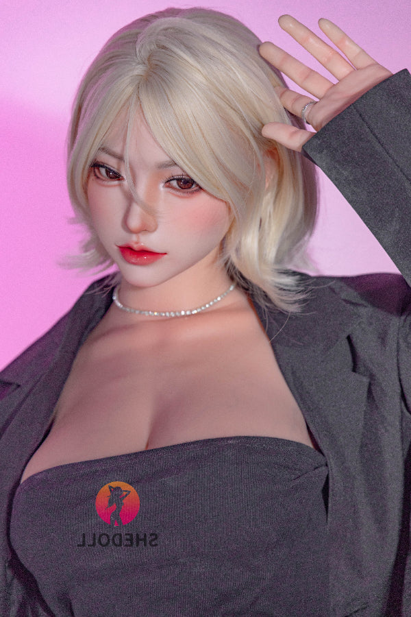168cm/5ft8 D-cup Silicone Head Sex Doll - Bailu SHEDOLL