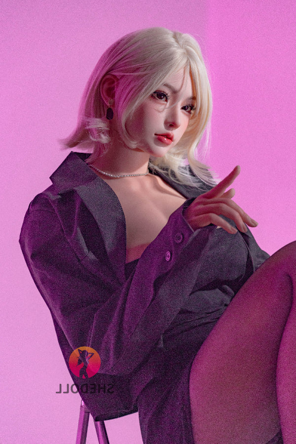 168cm/5ft8 D-cup Silicone Head Sex Doll - Bailu SHEDOLL