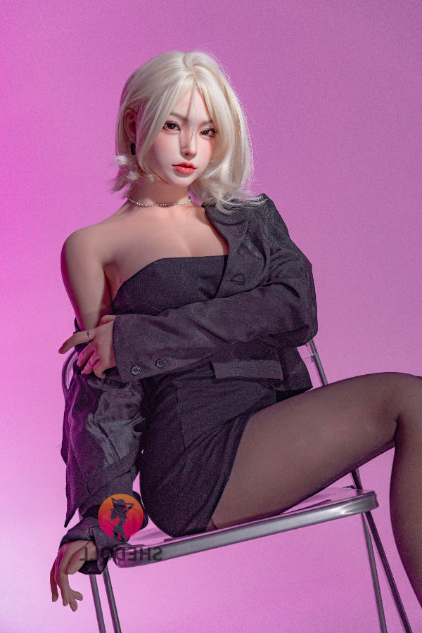 168cm/5ft8 D-cup Silicone Head Sex Doll - Bailu SHEDOLL