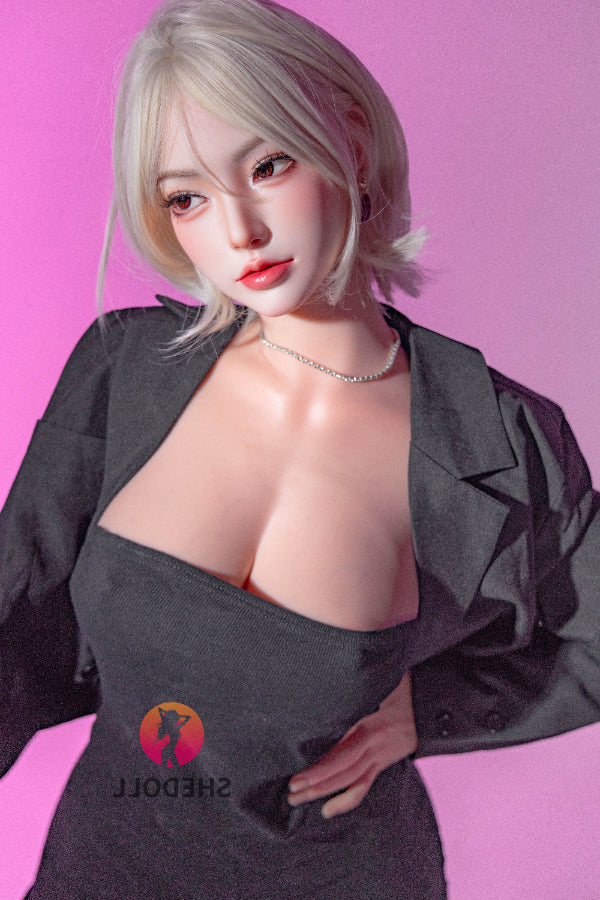 168cm/5ft8 D-cup Silicone Head Sex Doll - Bailu SHEDOLL