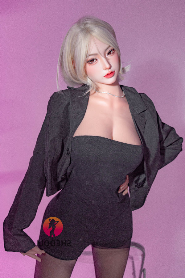 168cm/5ft8 D-cup Silicone Head Sex Doll - Bailu SHEDOLL