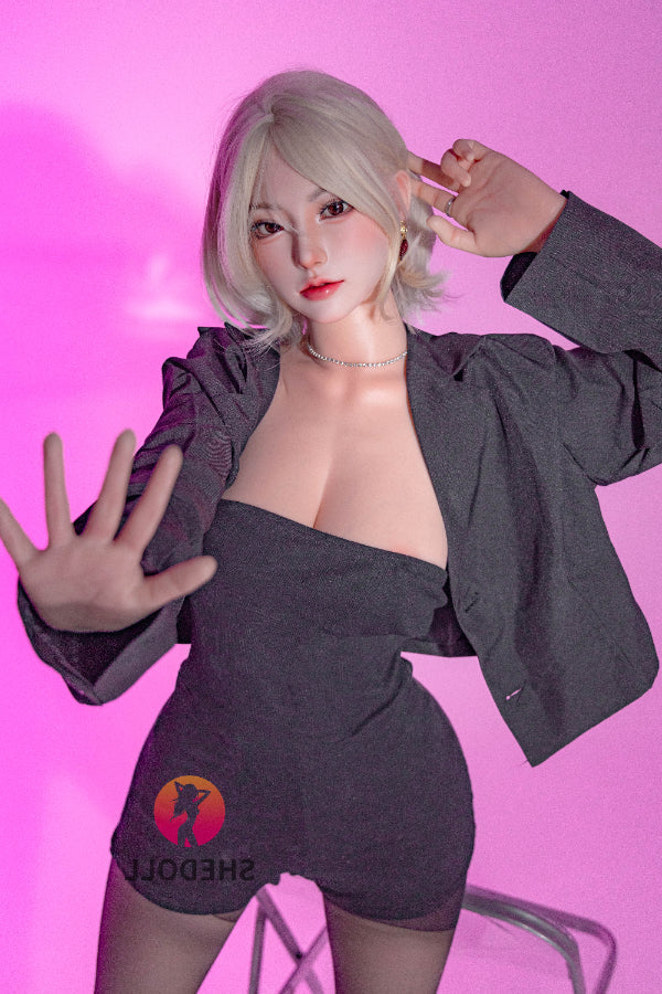 168cm/5ft8 D-cup Silicone Head Sex Doll - Bailu SHEDOLL