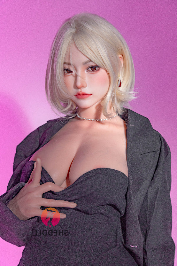 168cm/5ft8 D-cup Silicone Head Sex Doll - Bailu SHEDOLL