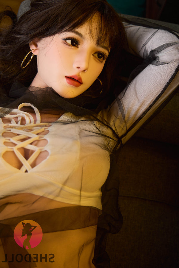 165cm/5ft5 E-cup Silicone Head Sex Doll - Suyuening SHEDOLL