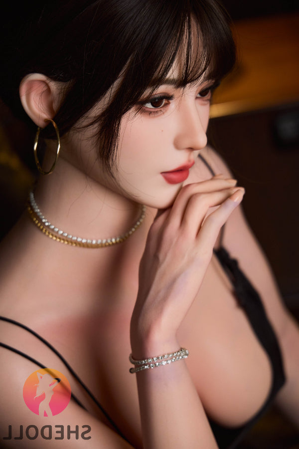 165cm/5ft5 E-cup Silicone Head Sex Doll - Suyuening SHEDOLL